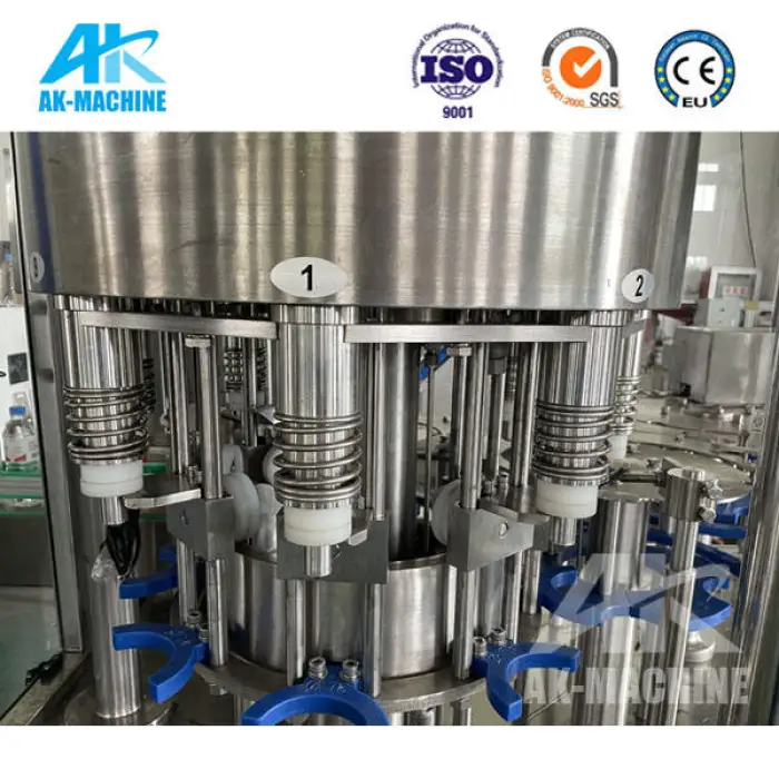 Industrial Mineral Water Production Line 200-2000ml Water Bottle Washing Filling Capping Machine