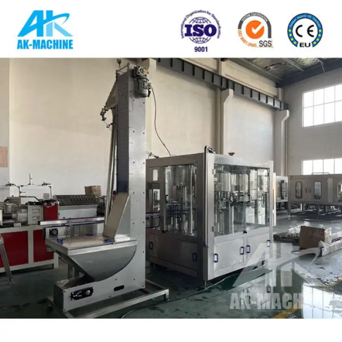 Industrial Mineral Water Production Line 200-2000ml Water Bottle Washing Filling Capping Machine