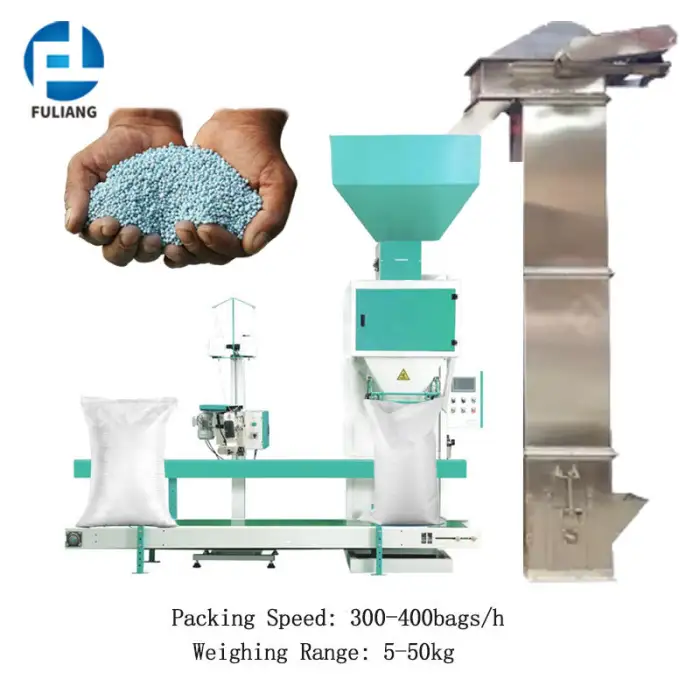 5kg to 50kg Filling Machine Lithium Ores Particles Industrial Salt Granule Fertilizer Bag Packing Machine