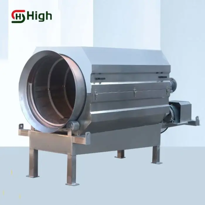 Efficient Slaughter Wastewater Separation Circulation New Internal Flow Rotary Drum Micro Filter Water Processing Pump Motor