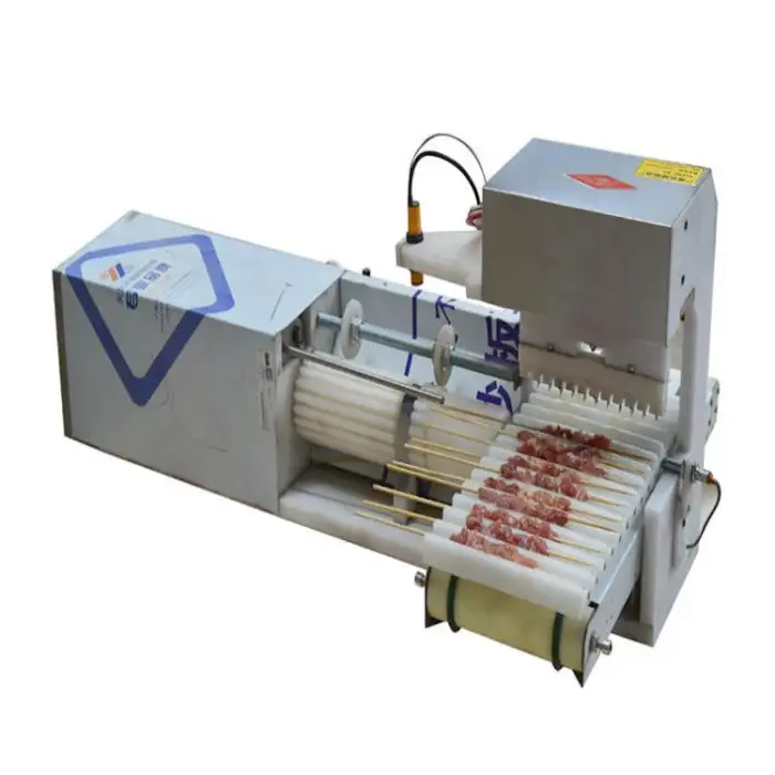 Souvlaki Skewer Wear String Machine Industrial Automatic Skewer Machine Automatic Skewer Machine