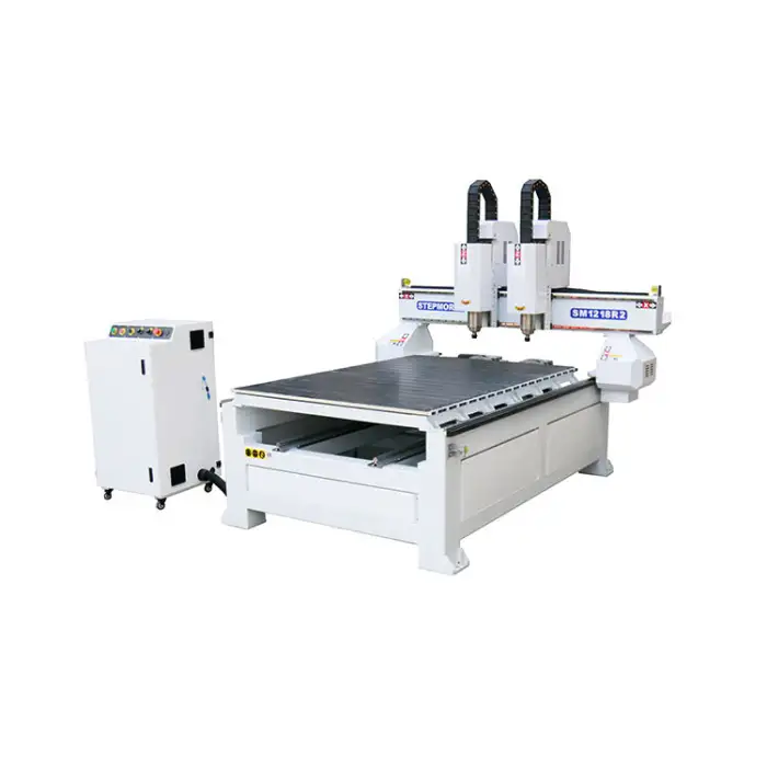 Double Heads 1218 Cnc Router Engraving Machine