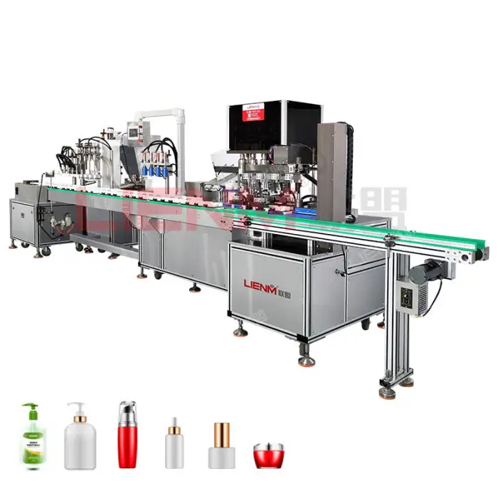 4 Heads Fully Automatic Filling Capping Machine Cosmetics Cream Paste Bottle Filling and Capping Machine