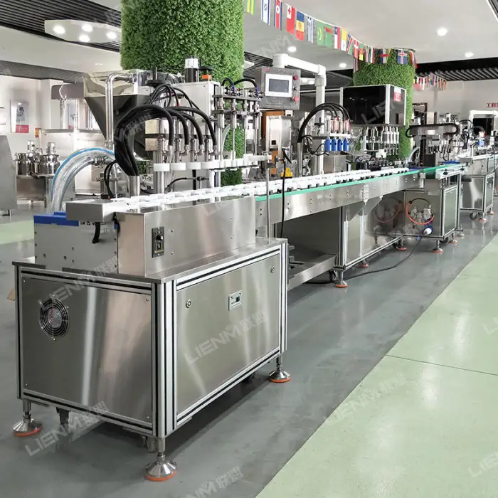 4 Heads Fully Automatic Filling Capping Machine Cosmetics Cream Paste Bottle Filling and Capping Machine