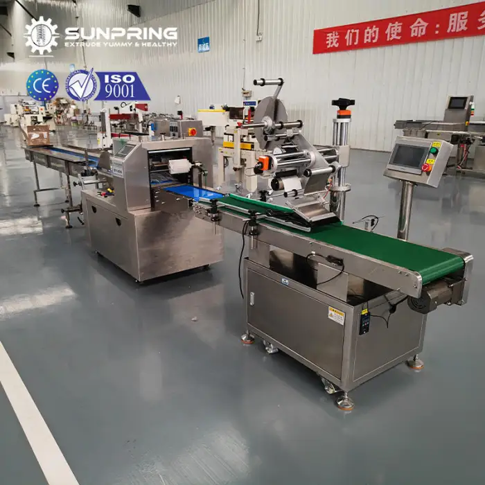 SunPring Ice Cream Flow Wrapping Machine Chocolate bar Packaging Machine Industrial Flowpack