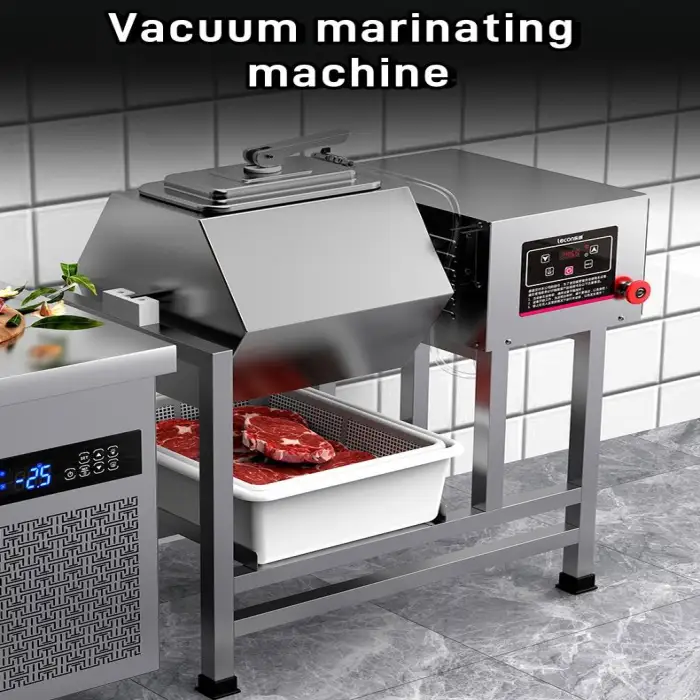 Fully Automatic Vacuum Meat Salting Marinating Machine Meat Tumbler Marinator Machine