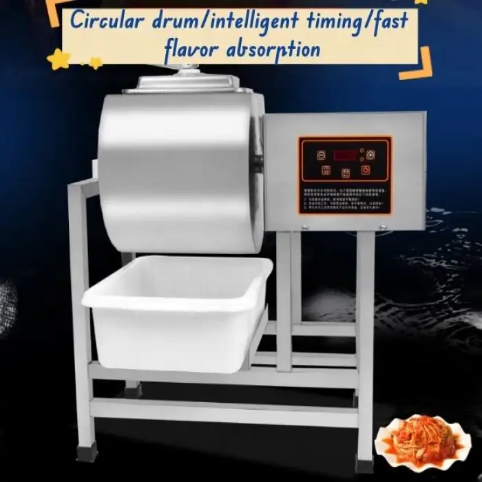 Fully Automatic Vacuum Meat Salting Marinating Machine Meat Tumbler Marinator Machine