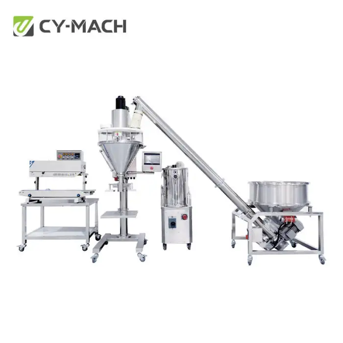 CY-MACH Food Machinery Quantitative Weighing Sugar Flour Sachet Powder Filling Machine