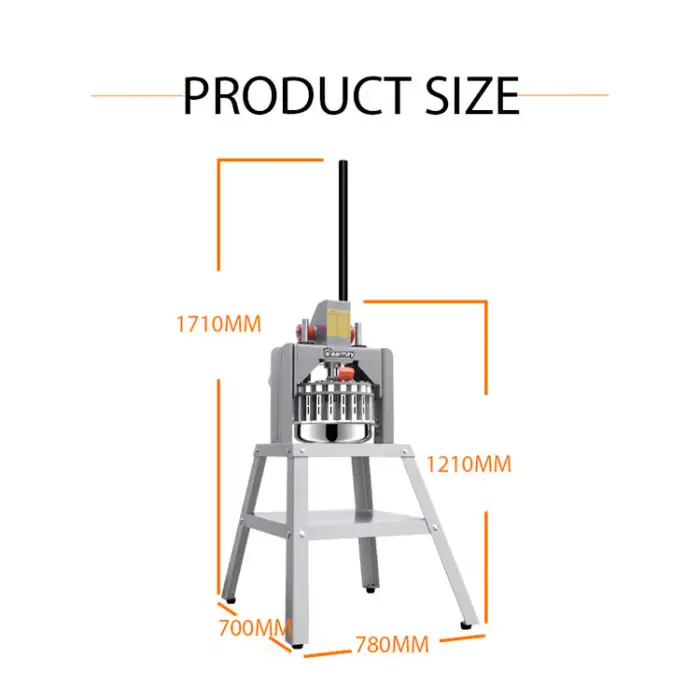 Dough Divider and Rounder Machine Bread Dough Cutter Bun Divider and Rounder Dough Rounder