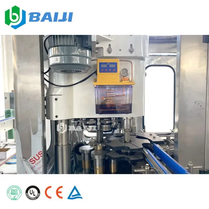 Fully Automatic Industrial Beer Aluminium Can Canning Filling Sealing Equipment Machine Line