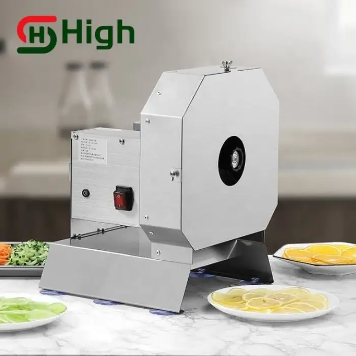 Small Semi-Automatic Onion Slicer Cutter Potato Vegetables Fruits Slicer Cutting Machine