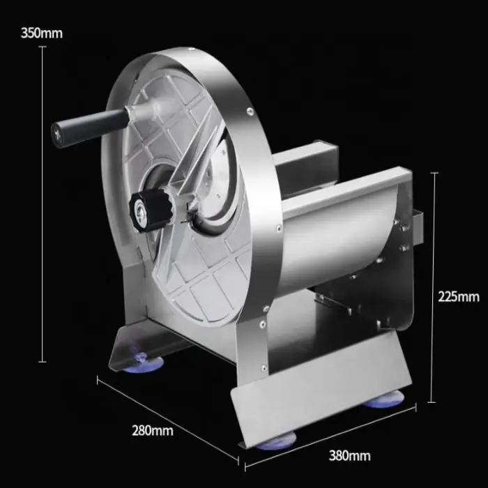 Small Semi-Automatic Onion Slicer Cutter Potato Vegetables Fruits Slicer Cutting Machine