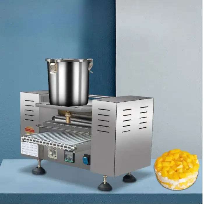 Hot Sale Layer Cake Crust Machine Automatique Thousand Layer Cake Pancake Skin Board Crepe Maker Making Machine