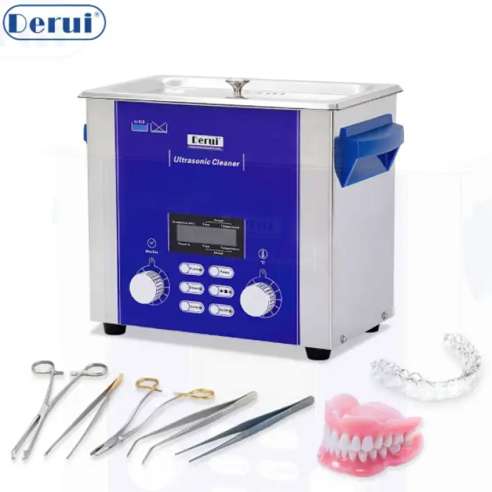 2.2L washable surgical knife, dentures, etc., high-frequency multifunctional stainless steel digital cleaning machine