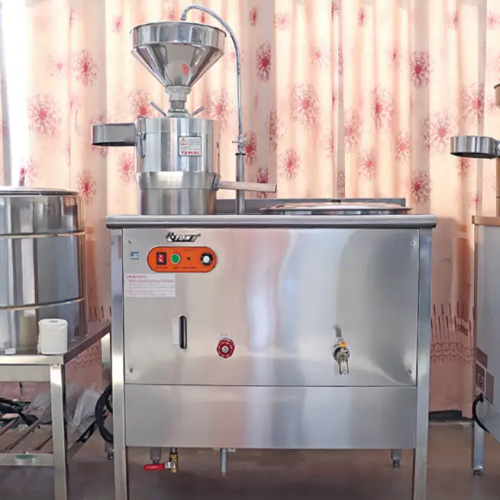 The Latest Design of Commercial Electric Filter Free Grinding and Cooking Integrated Breakfast Soymilk Machine