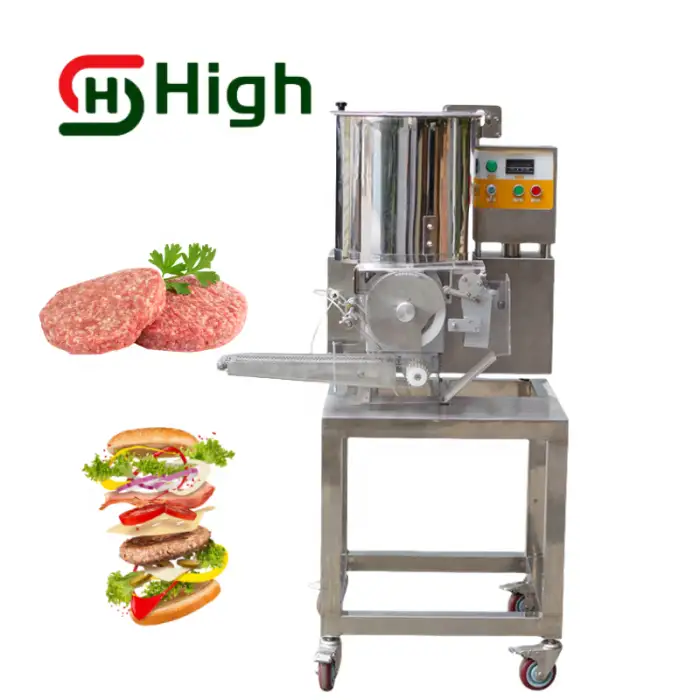 Fully Automatic Equipment Hamburger Patty Minced Meatloaf Forming Machine