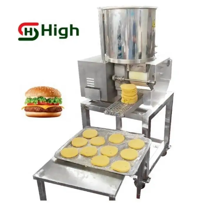 Fully Automatic Equipment Hamburger Patty Minced Meatloaf Forming Machine