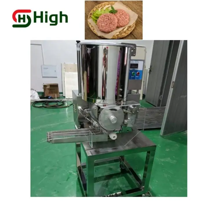 Fully Automatic Equipment Hamburger Patty Minced Meatloaf Forming Machine