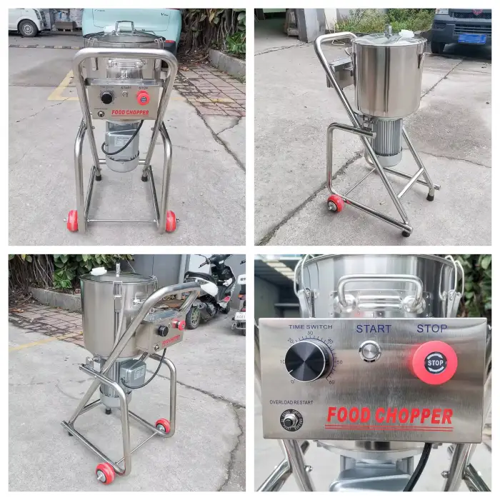 Large Meat Chopper Food Stainless Steel Single Blade 32L Meat Grinders