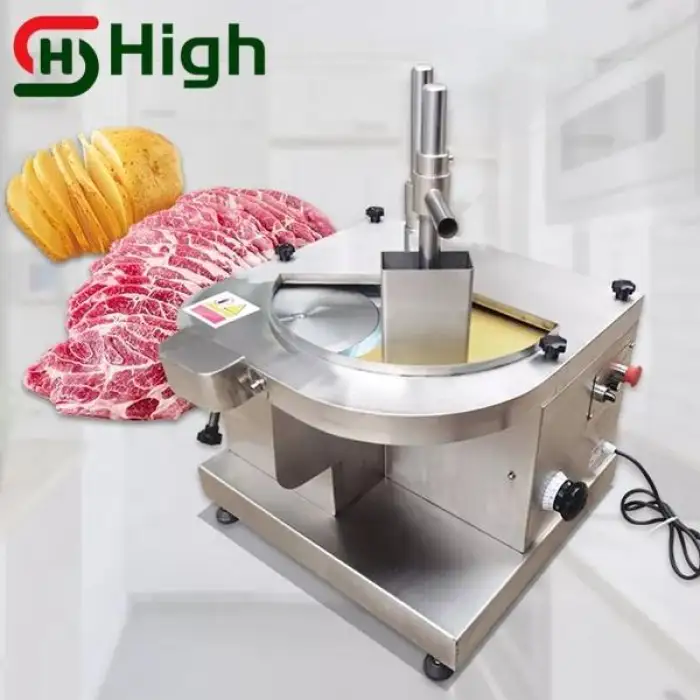 High Efficiency Commercial Automatic Meat Slicer Beef Slicer Cooked Meat Slicer Goat Meat Beef Cutting Machine