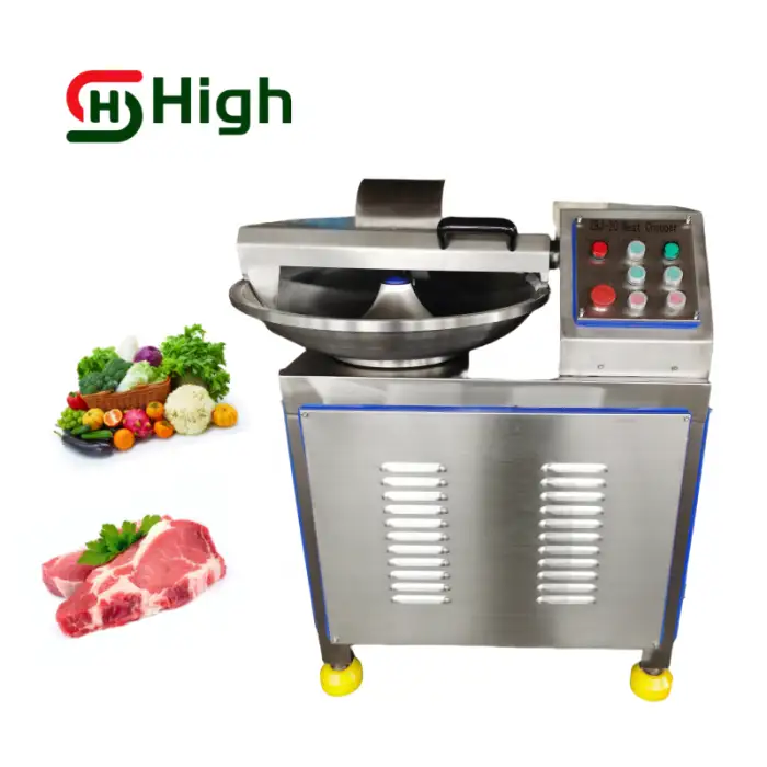 High Speed Sausage Meat Bowl Chopped 40 Litre Fish Cutting Mixer Vegetable Sausage Stuffing Bowl Chopper Cutter