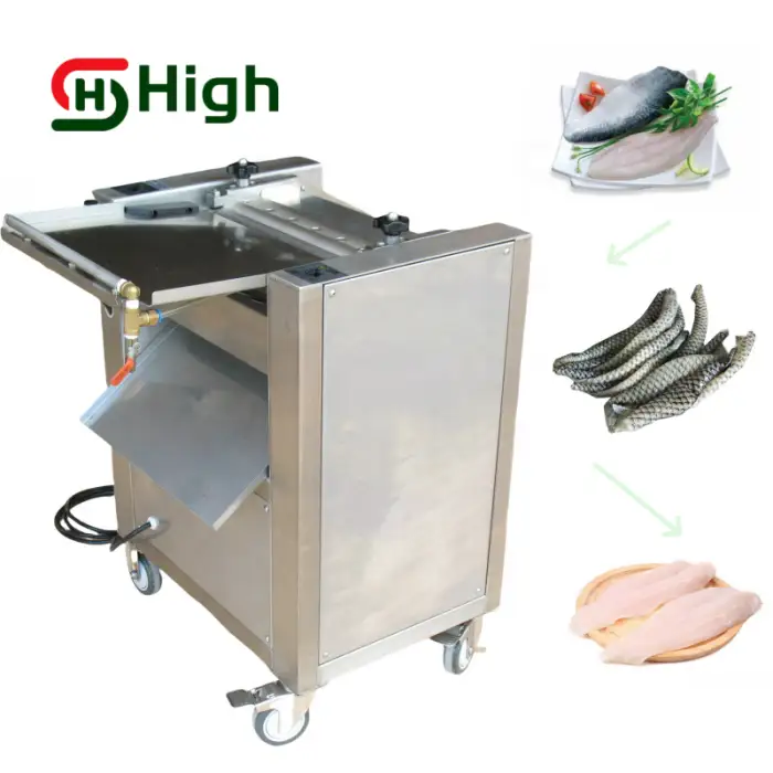 Stainless Steel Fish Processing Equipment Fast Automatic Fish Skinning Machine