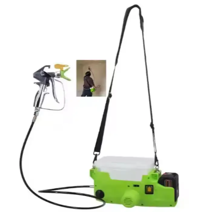 Handheld High-pressure and High-power Spray Gun Backpack Lithium Battery Charging Wall Paint Emulsion Paint Spraying Machine