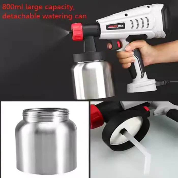 Battery Electric Portable Cordless Power Paint Spray Gun