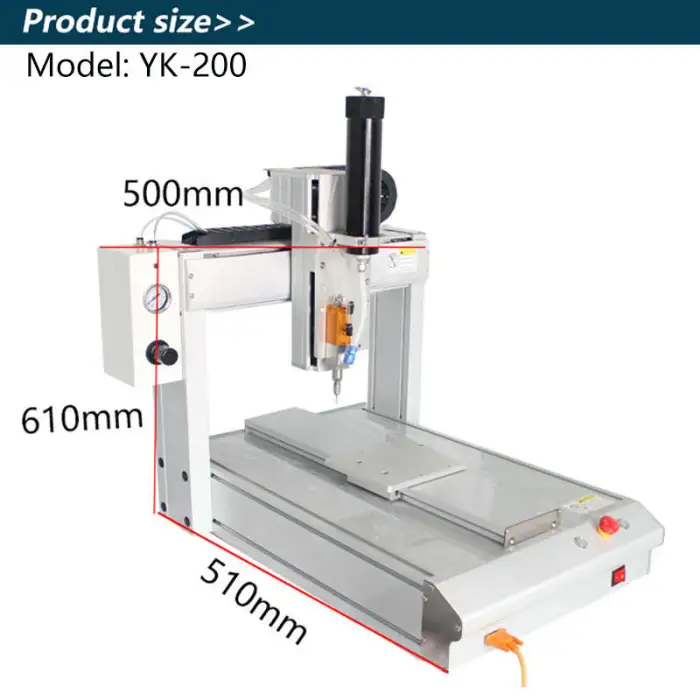 YK-200 3-axis-glue-dispensing-machine Automatic Carton Glue Dispenser Glue-dispensing-machines