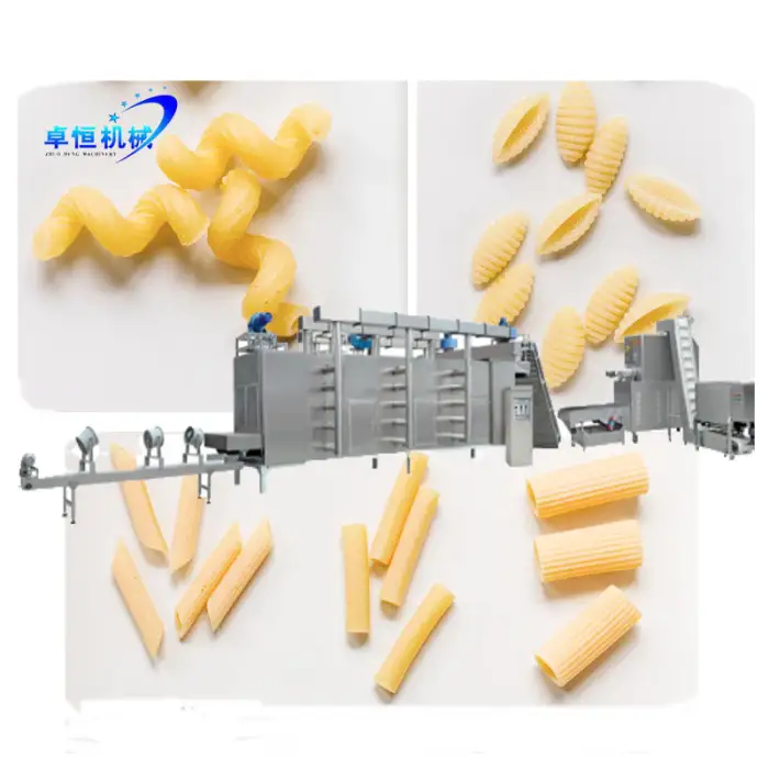 OEM DESIGN Full Automatic Italian Pasta Production Line Macaroni Making Machine Pasta Processing Line Extruder Machine