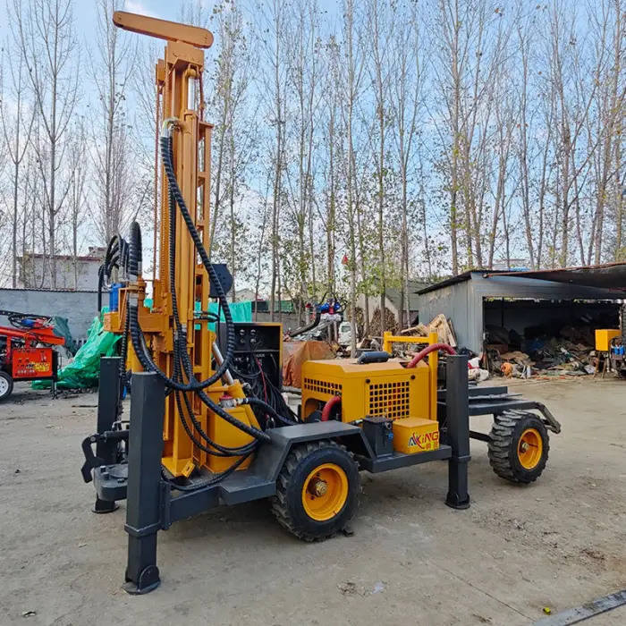 Water Well Rotary Drilling Rig for Sale Portable Well Water Drilling Equipment