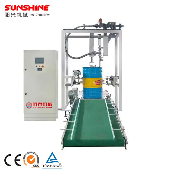 200-1000L IBC Food Grade Lubricants Barrel Filling Machine Automotive Lubricants Heavy Duty Engine Oil Drum Weighing Machine