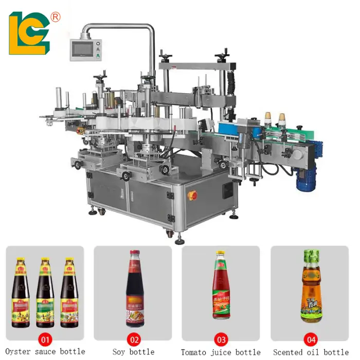 Suitable for Single Cone Bottle, Upper and Lower Double Taper Bottle, Upper Cone Round Bottle Conical Bottle Labeling Machine