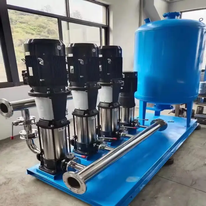 Customized OEM Variable Frequency Water Equipment Vertical Stainless Steel Multi-Stage Pump Centrifugal Motor