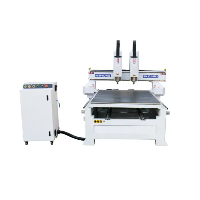 Double Heads 1218 Cnc Router Engraving Machine