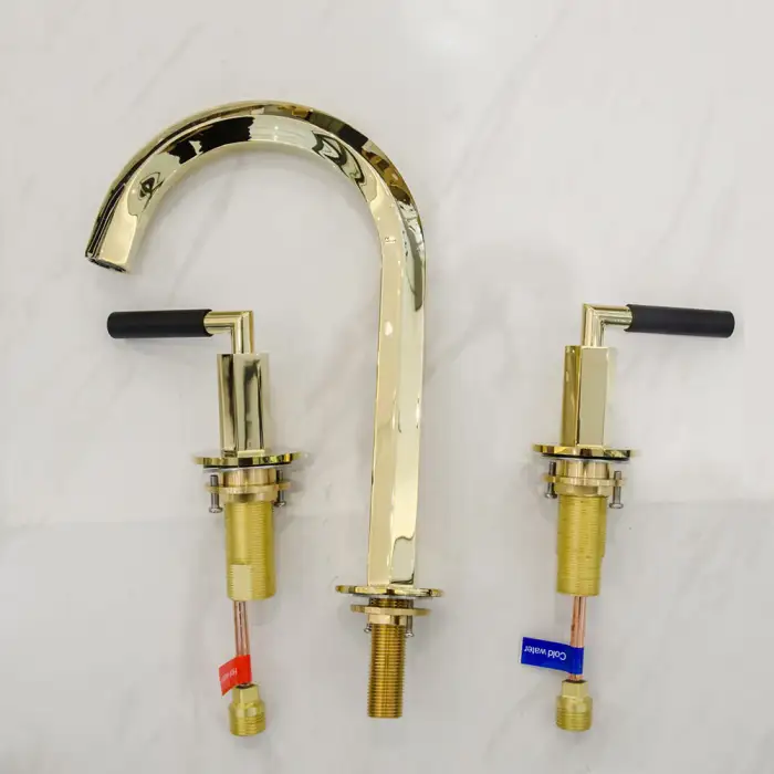 High Quality Fast Freestanding Luxury Bathroom Gold Faucet