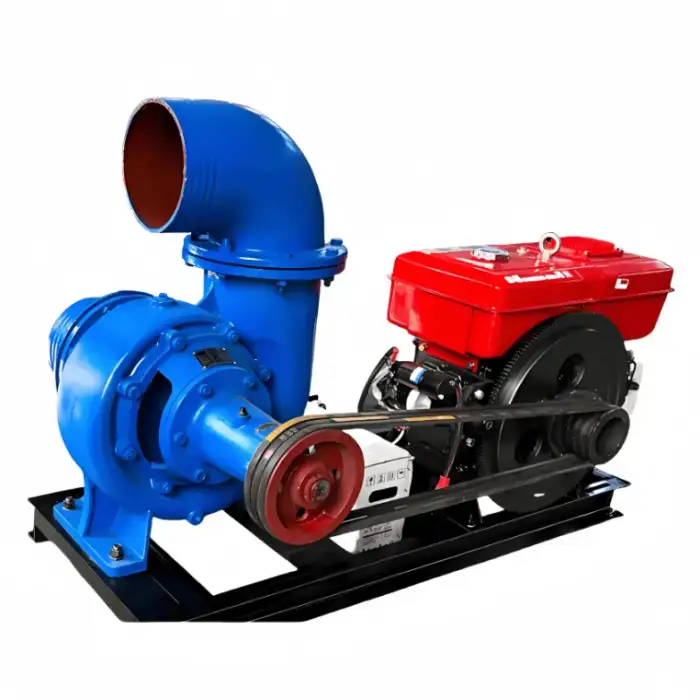 High-Pressure Single-Stage Diesel Engine Water Pump OEM Customized Wheeled Trailer Irrigation Pump Agricultural Use