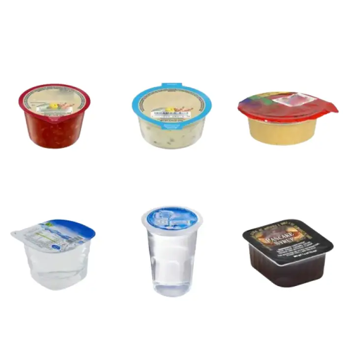 High-Efficiency Small Dishwashing Paste Cup Filling Labeling Sealing and Packaging Machine