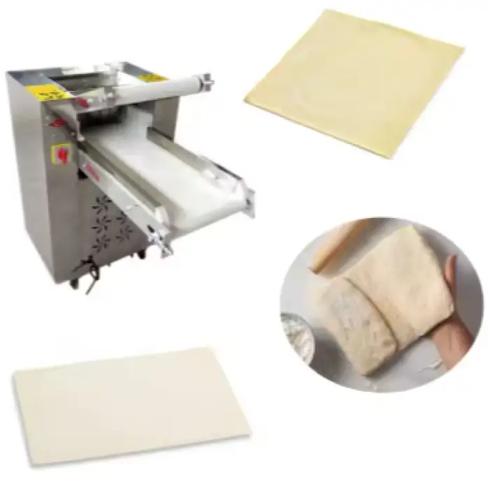 Dough Roller Sheeter Kneader Pizza Dough Press Machine Automatic Rolling Bread Pastry Dough Kneading Machine for Bakery