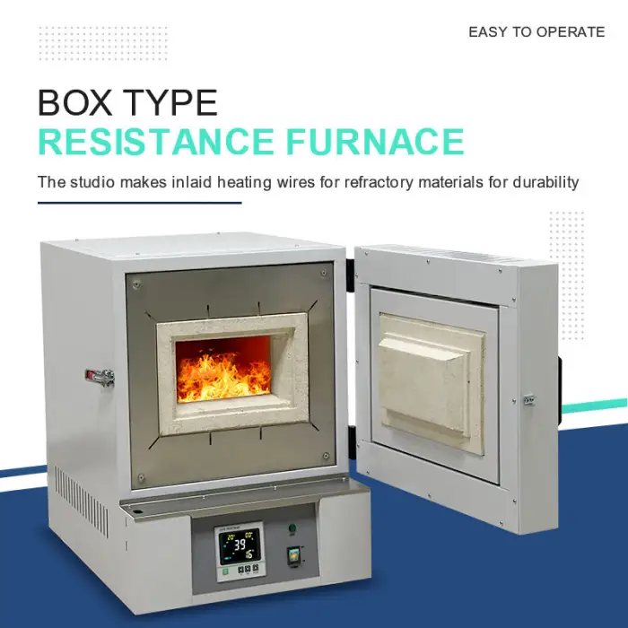 High Temperature Oven with Electric Ceramic Fiber Chamber Muffle Furnace