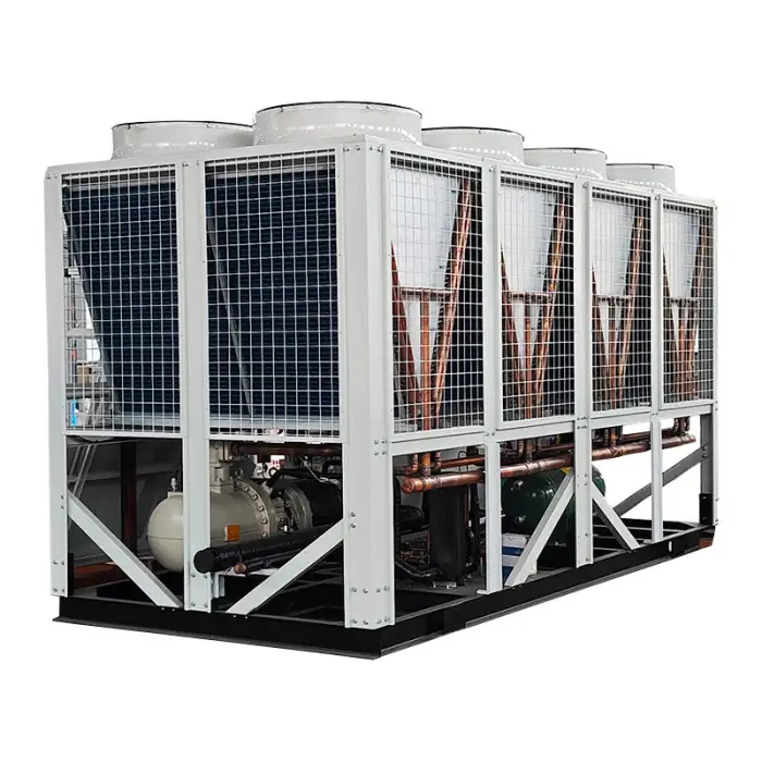 Industrial Chiller Air Cooled 80 Tons Cooling System Screw Chiller