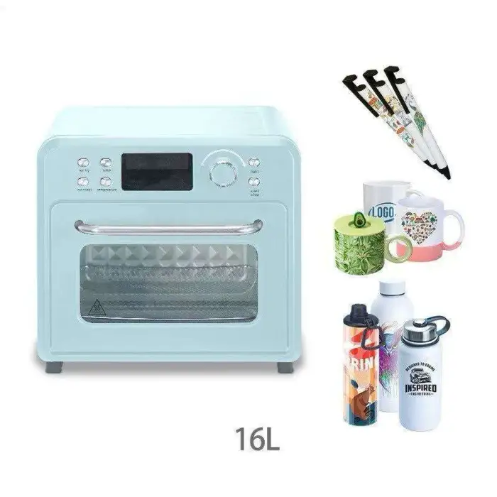 Mini Sublimation Oven 16L Thermal Transfer Multifunctional Oven 11oz 20oz Universal Hot Press Machine Mug Machine