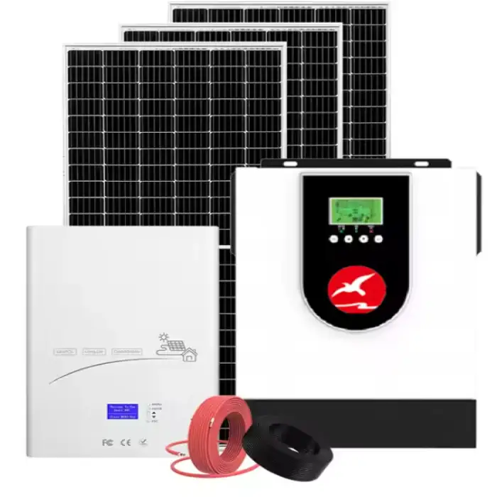 Single Phase 15kw 230v Lifepo4 Solar Panel Complete Kit Solar Battery Solar Energy System