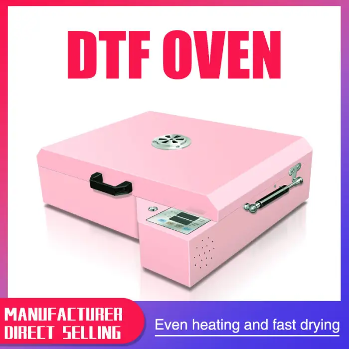 A3 pink Dtf Oven Customized Logo Dtf Sublimation Oven Machine Dtf Oven