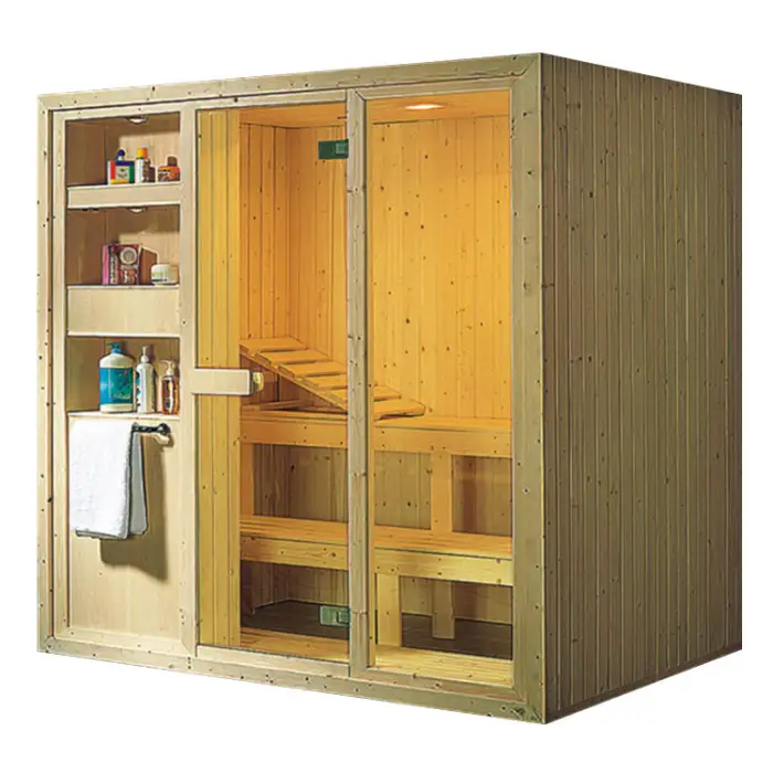 New Products 2 Person Wood Sauna Room for Home Indoor Sauna Bath Room Outdoor Steam Sauna