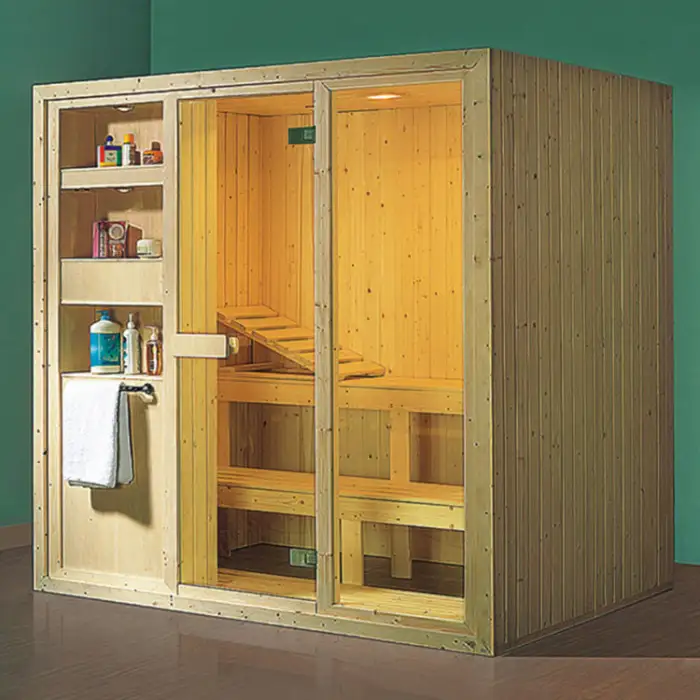 New Products 2 Person Wood Sauna Room for Home Indoor Sauna Bath Room Outdoor Steam Sauna