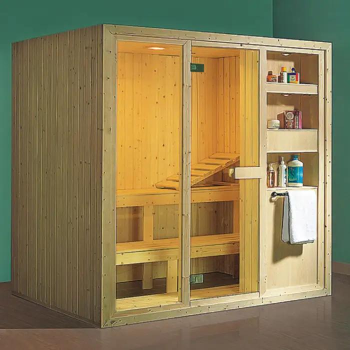 New Products 2 Person Wood Sauna Room for Home Indoor Sauna Bath Room Outdoor Steam Sauna