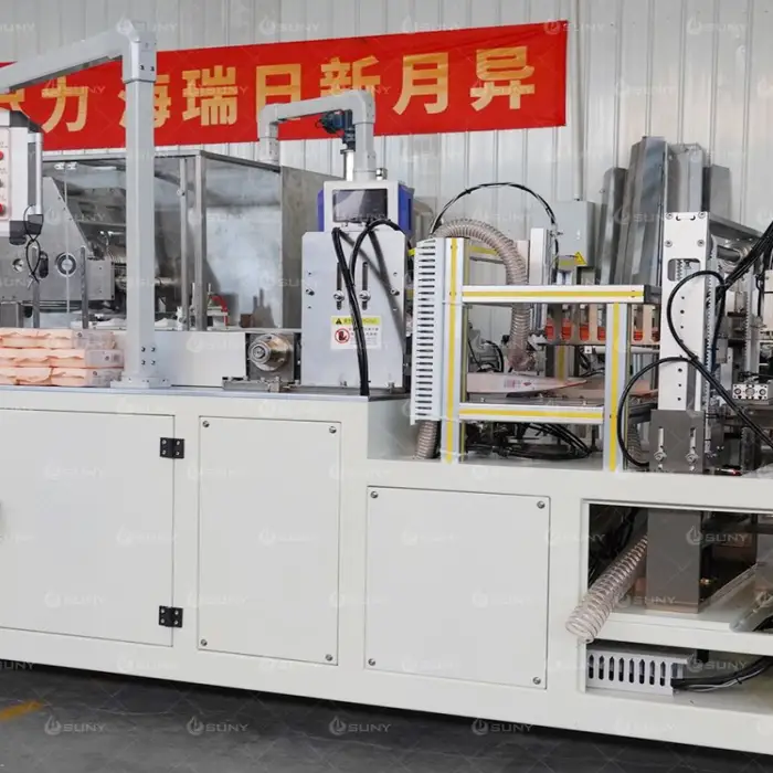 Small Pack Wet Wipes Medium Packaging Machine Mini Wet Tissue Secondary Packing Line