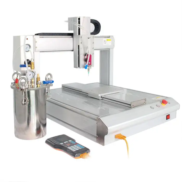 YK-300 3 Axis Glue Dispensing Machine T8 Glass Tube Glue Dispensing Machine Glue Dispensing Machine