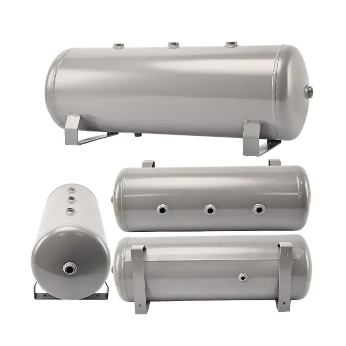 35L Carbon Steel Horizontal Gas Storage Tank Industrial Compressor Parts-Vacuum Pump Negative Air Tank